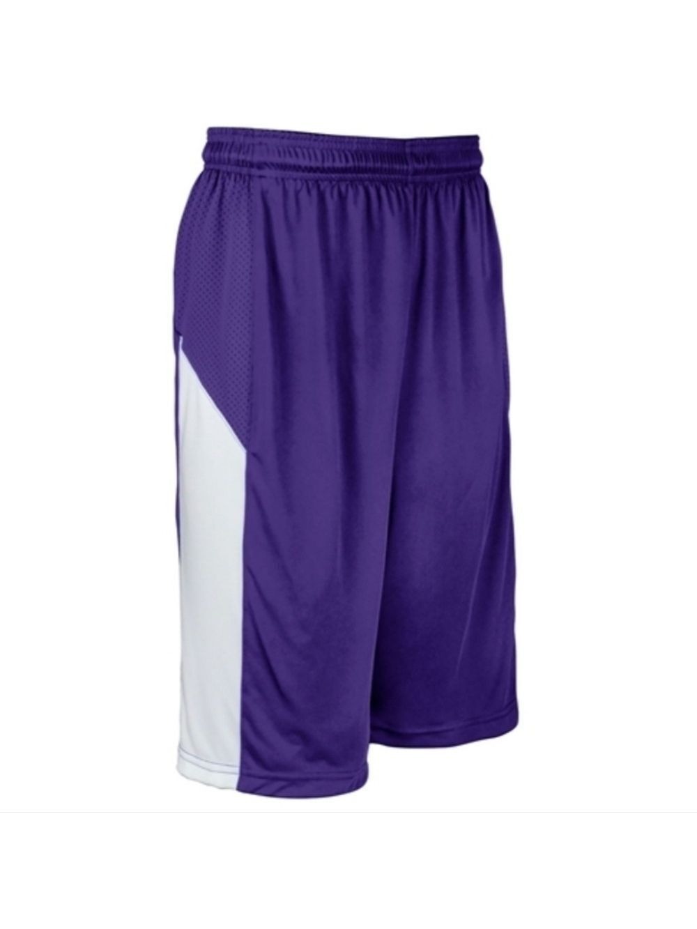 Champro Charge Basketball Purple And White Shorts Youth Large - New With Tags